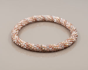 Champagne swirl wuje armband