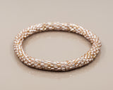 Champagne beige wuje armband