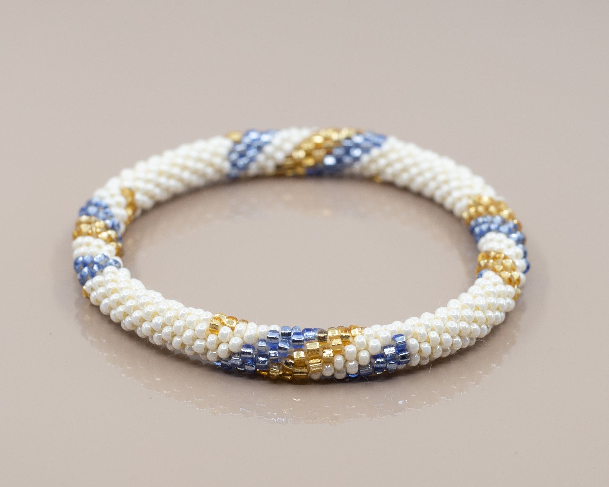 Blue twist wuje armband